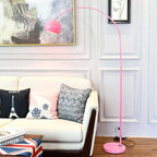Metal LED Floor Lamp with E27 Bulb Plug Power and Foot Switch