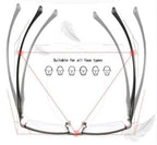 Metal Progressive Reading Glasses with PC Multifocal Lenses