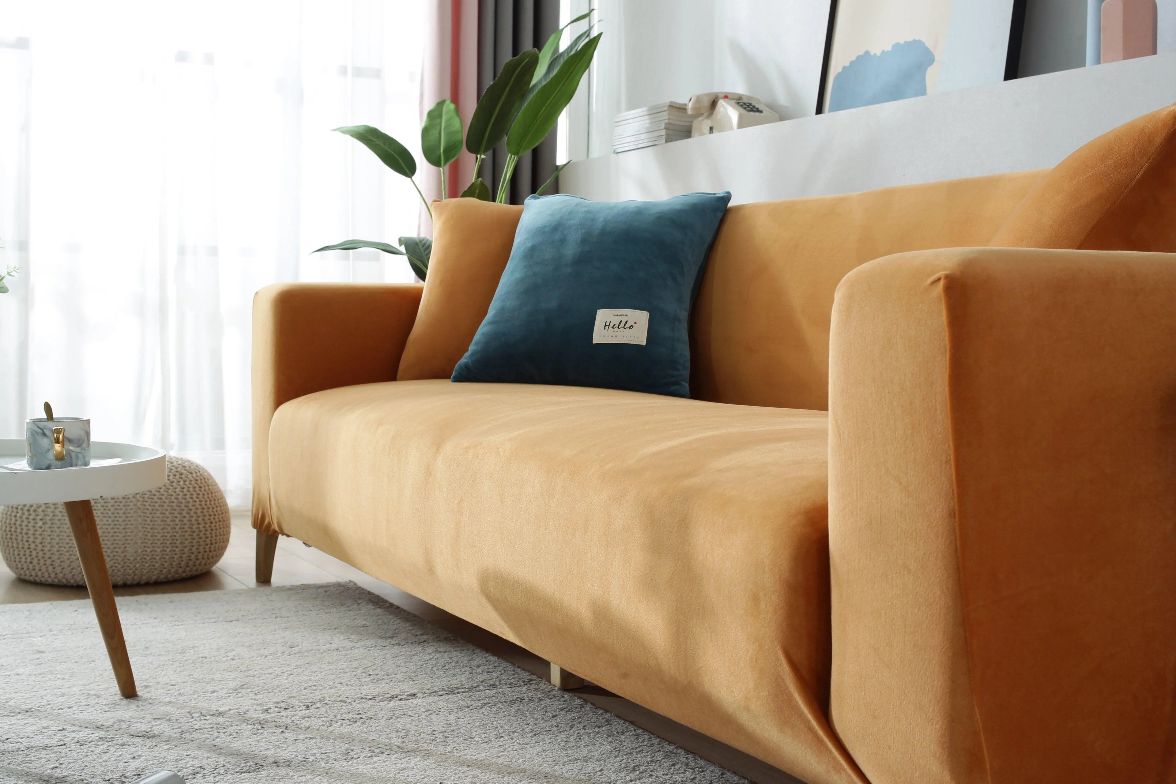 Micro fabric Sofa Cover Elastic Fit 1 to 4 Seater