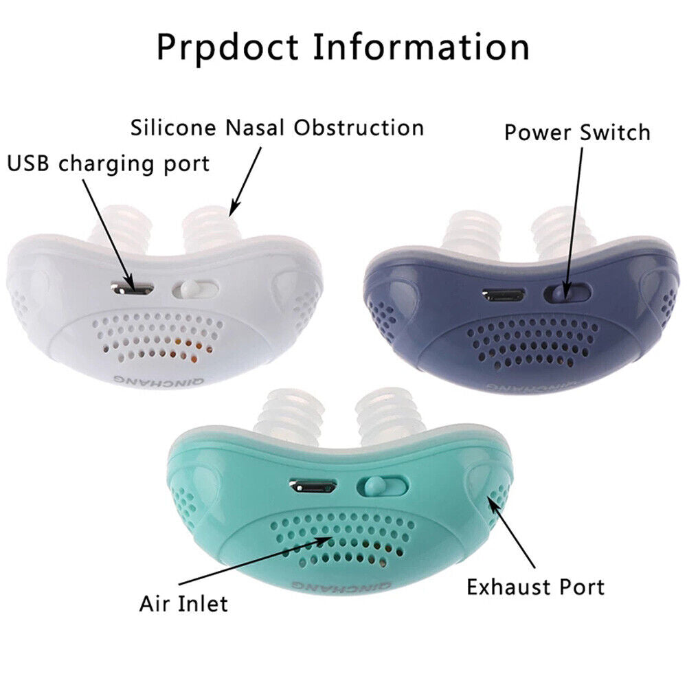 Mini CPAP Anti Snoring Device with USB Cable