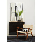 Monochrome Abstract Wall Art with Grey Tones and Frame