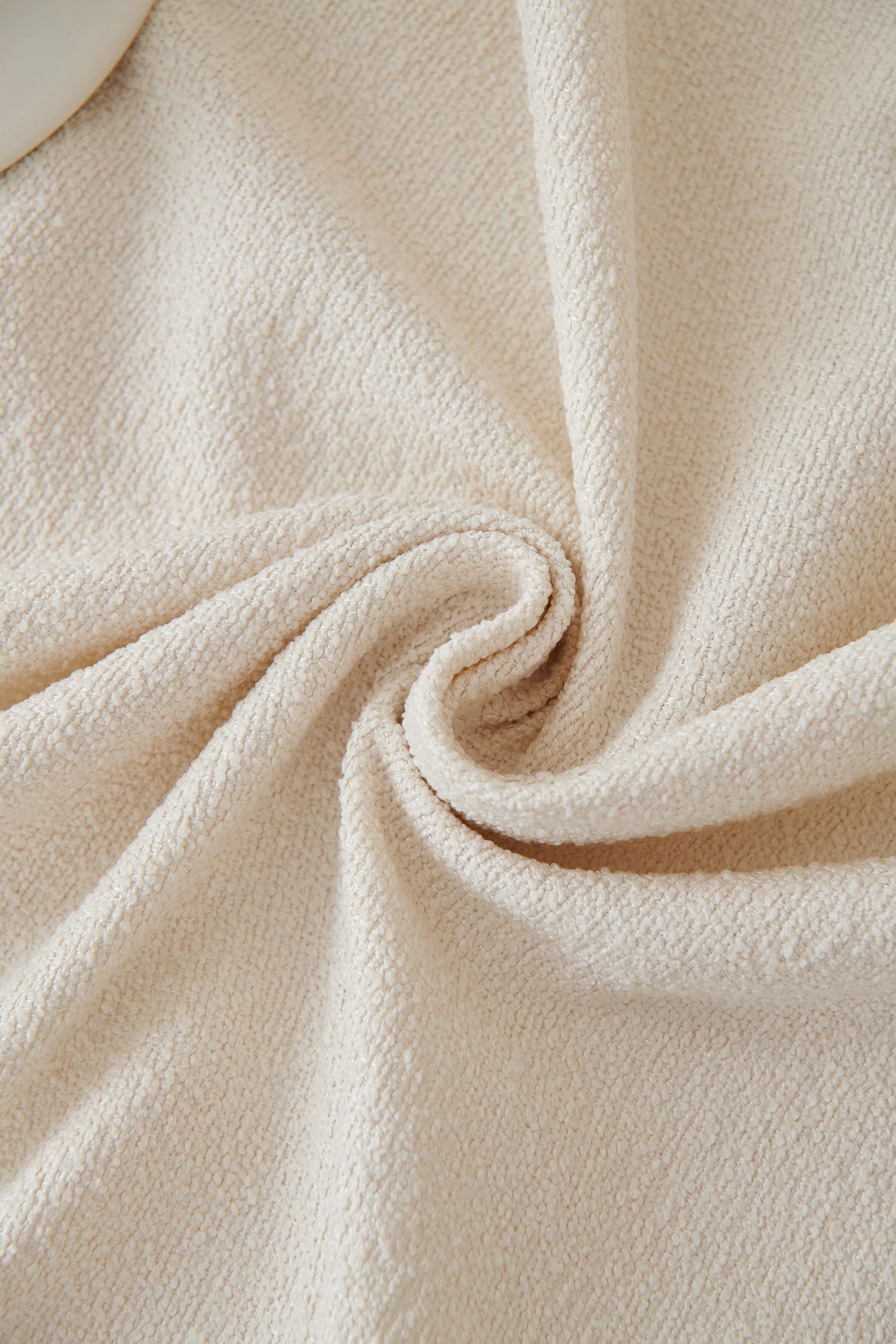 Off White Sofa Throw Machine Washable Fabric Cover