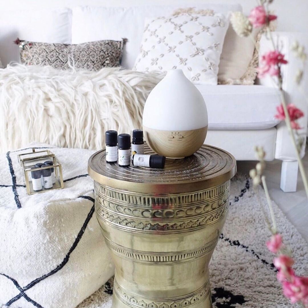 Wood Finish Aroma Diffuser Ultrasonic with LED Light