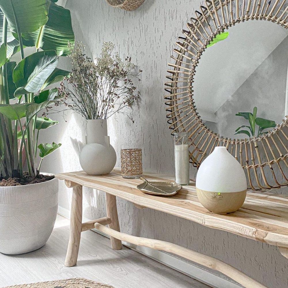 Wood Finish Aroma Diffuser Ultrasonic with LED Light