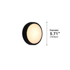 Outdoor Round LED Wall Light with IP65 Protection Rating