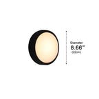 Outdoor Round LED Wall Light with IP65 Protection Rating