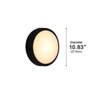 Outdoor Round LED Wall Light with IP65 Protection Rating