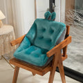 PP Crystal Velvet Seat Cushion with Back and Straps