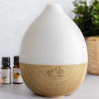 Wood Finish Aroma Diffuser Ultrasonic with LED Light