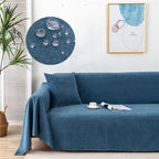 Polyester Cotton Sofa Cover Throw with Silicone Backing