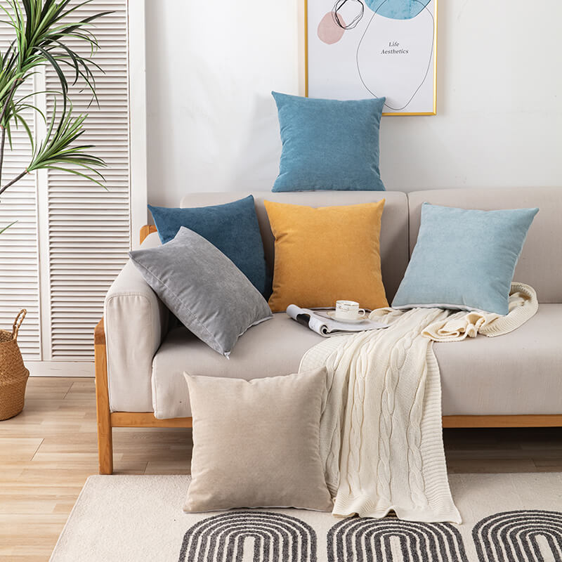 Polyester Cotton Sofa Cover Throw with Silicone Backing