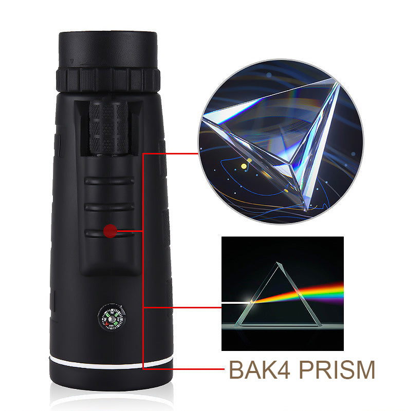 Portable Five Hundred Times Telescope with Tripod Mount Compatibility