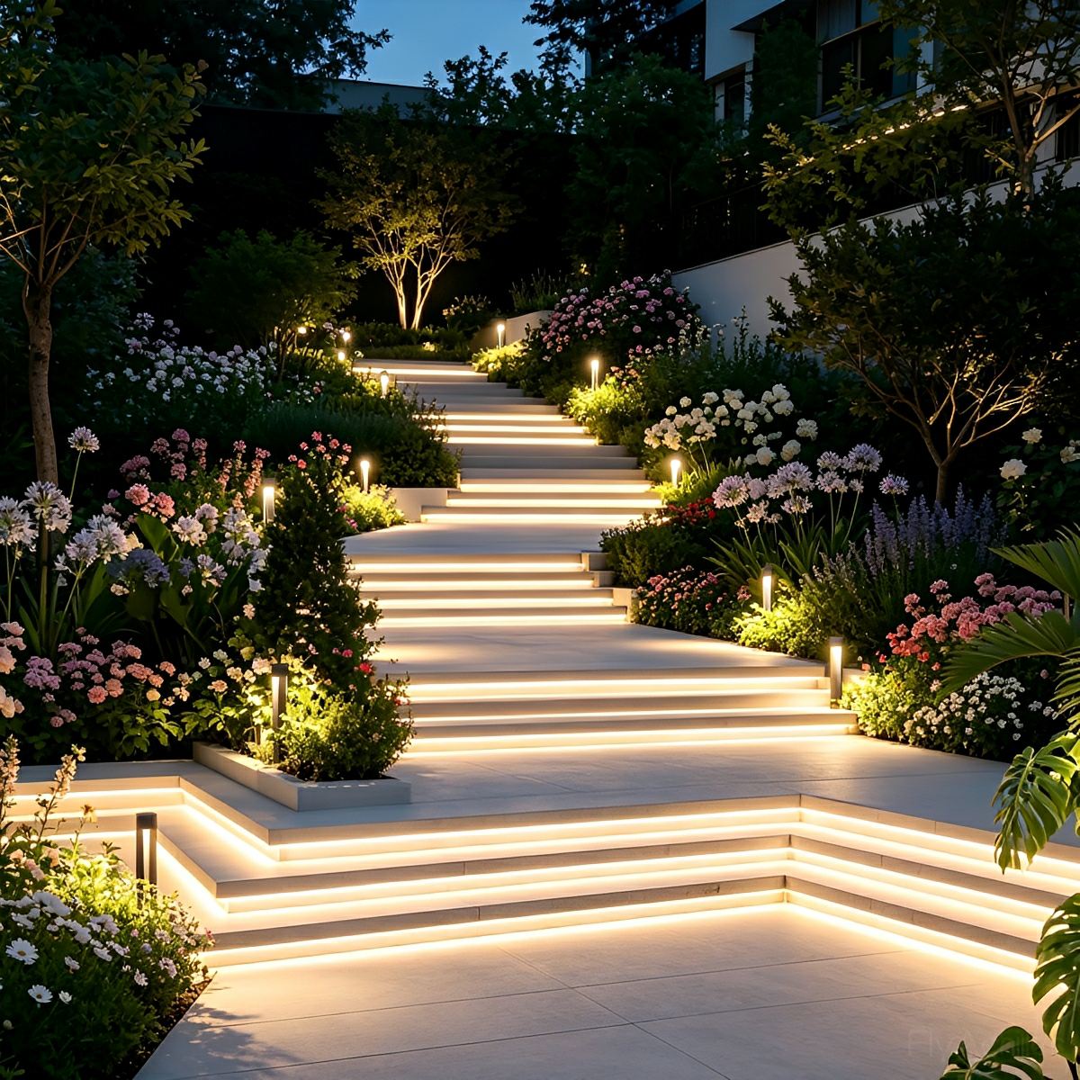 Recessed Flexible LED Strip Lights with 24V Warm White