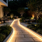 Recessed Flexible LED Strip Lights with 24V Warm White