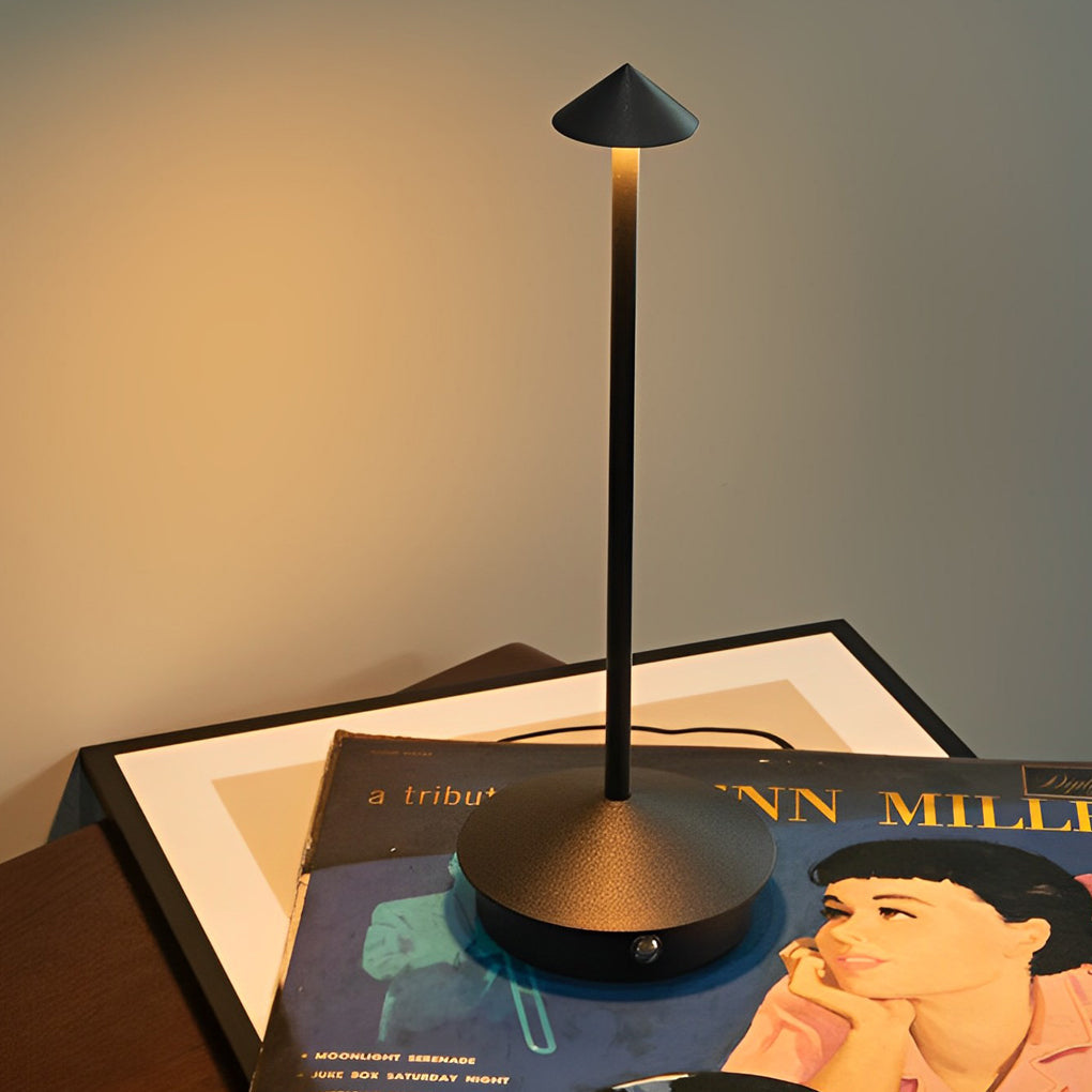 Rechargeable LED Table Lamp with Touch Dimming Control