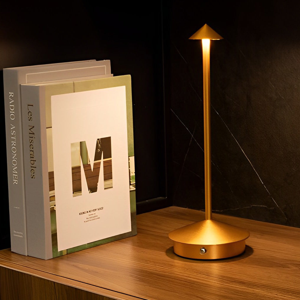 Rechargeable LED Table Lamp with Touch Dimming Control