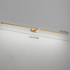 Rechargeable Metal Acrylic Wall Lamp with USB Charging