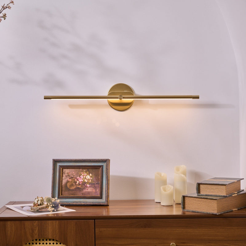 Rechargeable Metal Acrylic Wall Lamp with USB Charging
