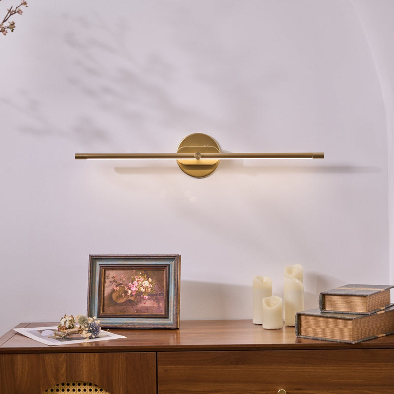 Rechargeable Metal Acrylic Wall Lamp with USB Charging