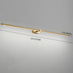Rechargeable Metal Acrylic Wall Lamp with USB Charging