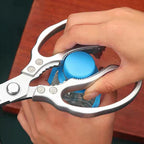 Red Kitchen Scissors with Stainless Steel Blade and Aluminium Grip