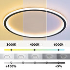 Ring LED Ceiling Light with Metal Acrylic Body