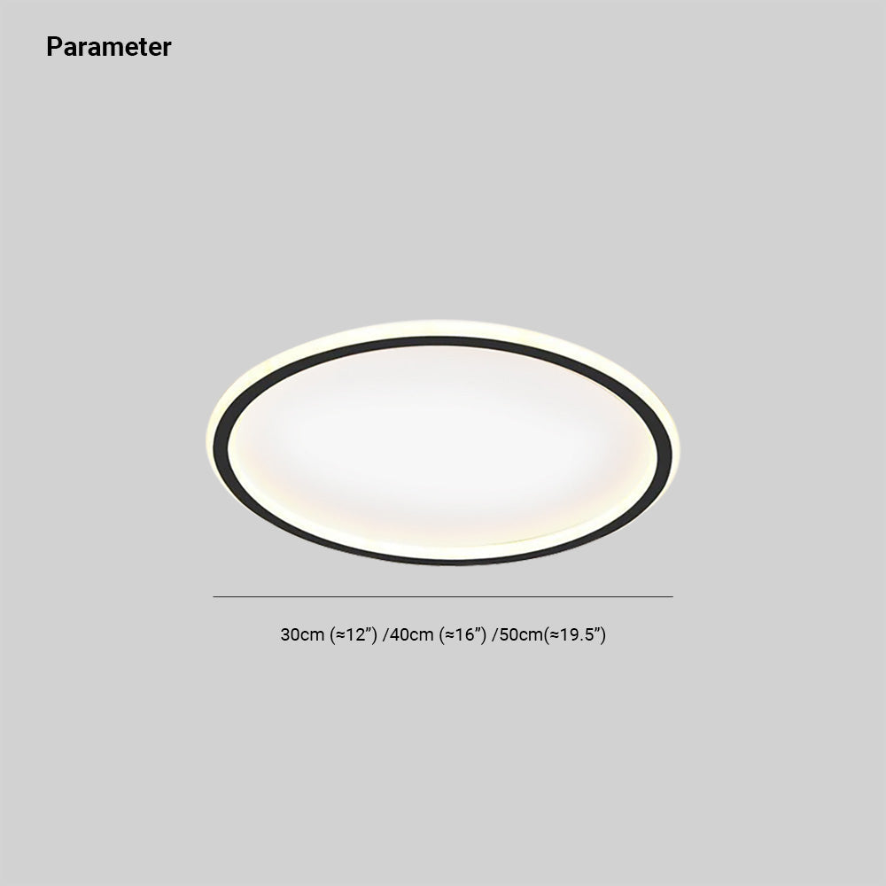 Ring LED Ceiling Light with Metal Acrylic Body