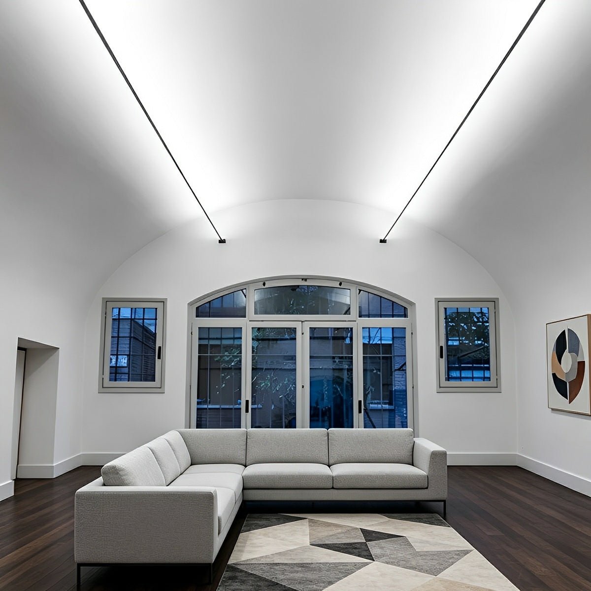 Rotatable Indoor LED Strip Light with Remote Dimming Control