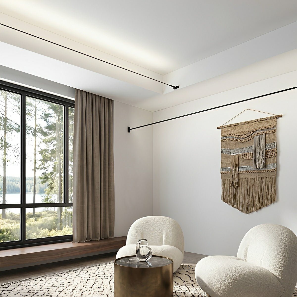 Rotatable Indoor LED Strip Light with Remote Dimming Control