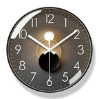 Round Acrylic Wall Clock with Quartz Mechanism and Size Options