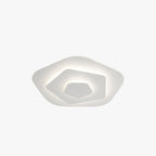 Round LED Ceiling Light with Metal Acrylic Design and Dimmer