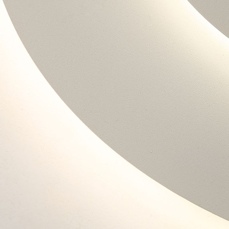 Round LED Ceiling Light with Metal Acrylic Design and Dimmer
