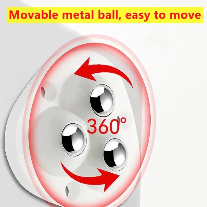Self Adhesive Rotating Furniture Mover Wheel Rollers Set