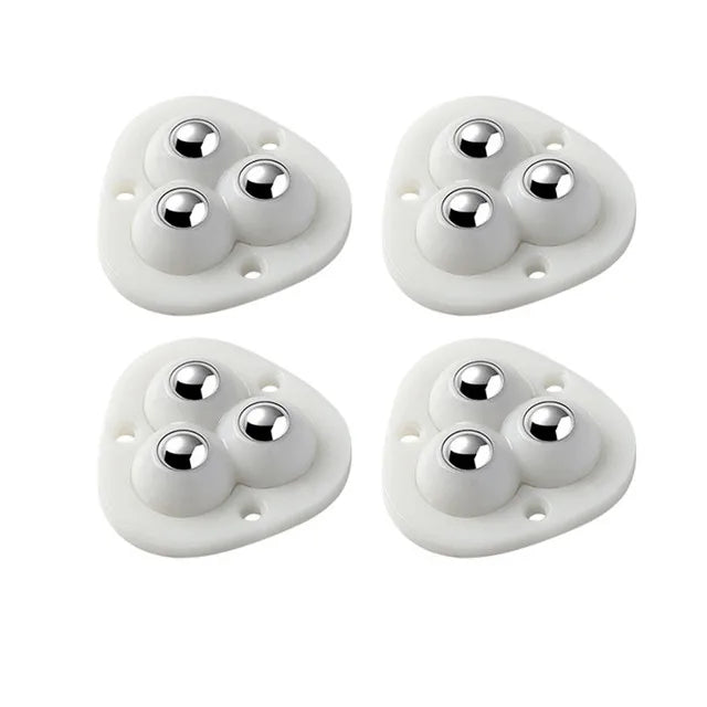 Self Adhesive Rotating Furniture Mover Wheel Rollers Set