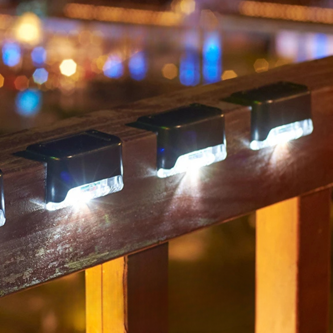 Self Adhesive Solar Sun Lamp with Warm White ABS Body