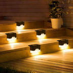 Self Adhesive Solar Sun Lamp with Warm White ABS Body