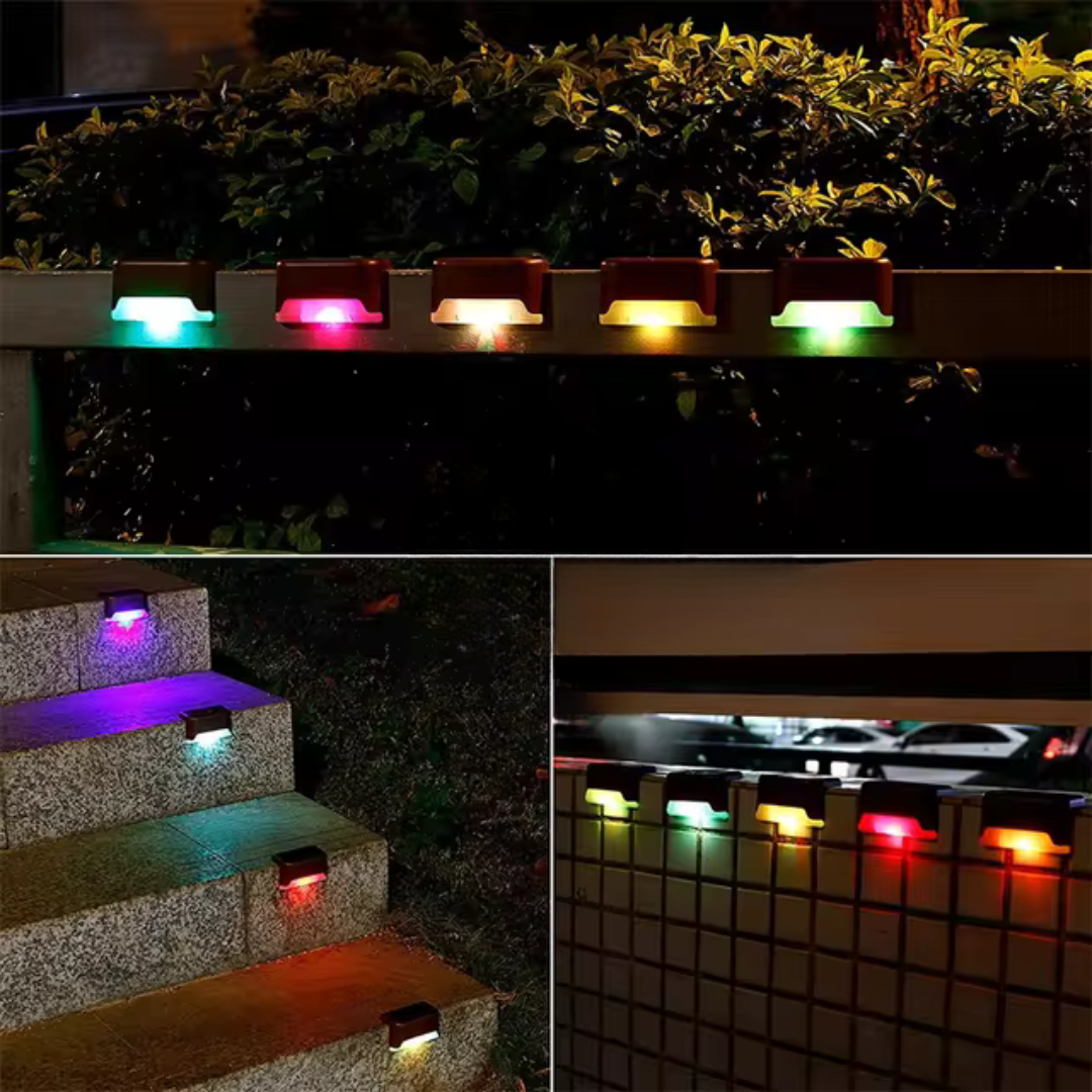 Self Adhesive Solar Sun Lamp with Warm White ABS Body
