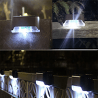 Self Adhesive Solar Sun Lamp with Warm White ABS Body