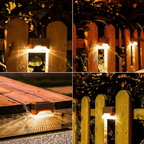 Self Adhesive Solar Sun Lamp with Warm White ABS Body