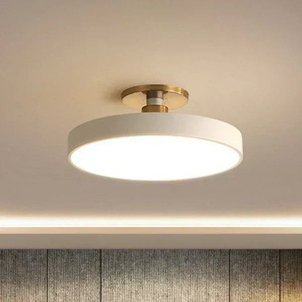 Semi Spiral Acrylic Recessed Ceiling Light with Voltage Options