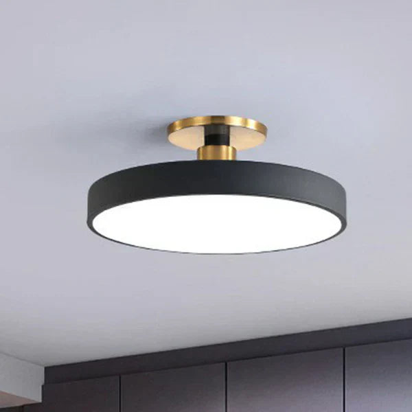 Semi Spiral Acrylic Recessed Ceiling Light with Voltage Options
