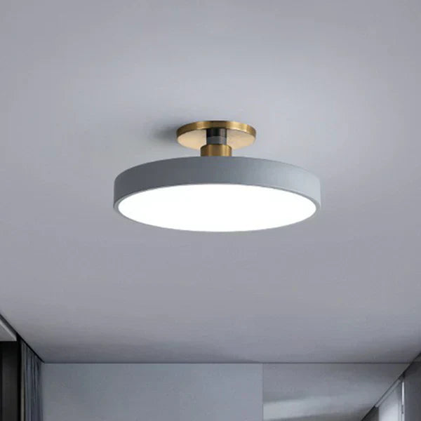 Semi Spiral Acrylic Recessed Ceiling Light with Voltage Options