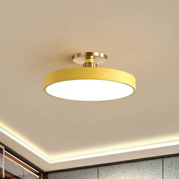 Semi Spiral Acrylic Recessed Ceiling Light with Voltage Options
