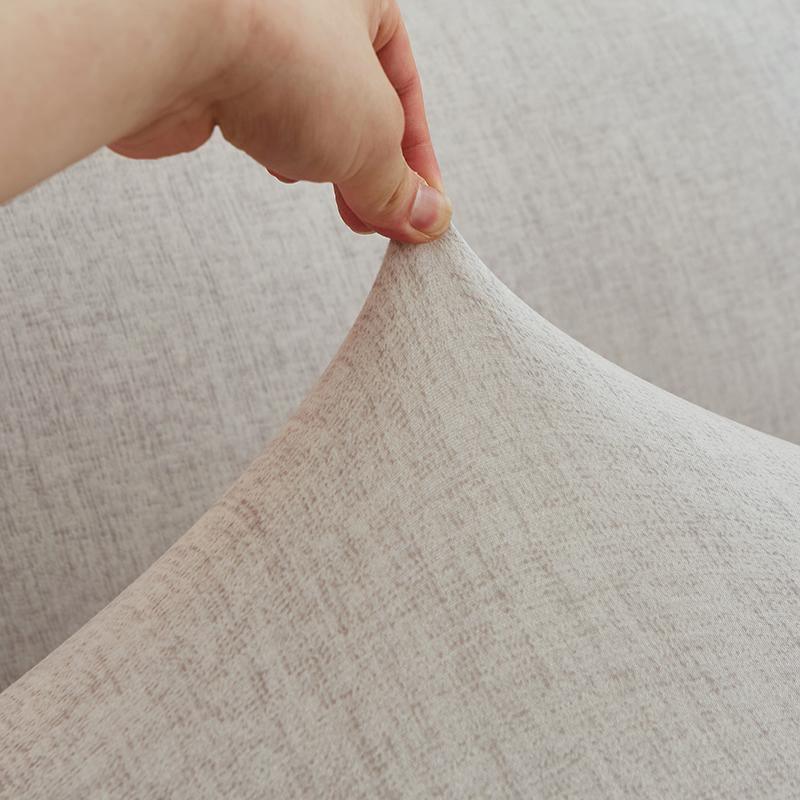 Sofa Cover Cross Pattern Egg Shell 1 to 4 Seater