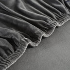 Sofa Cover with Elastic Hem and Cushion Pockets