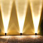 Solar LED Outdoor Spot Light with RGB Dimmer Control