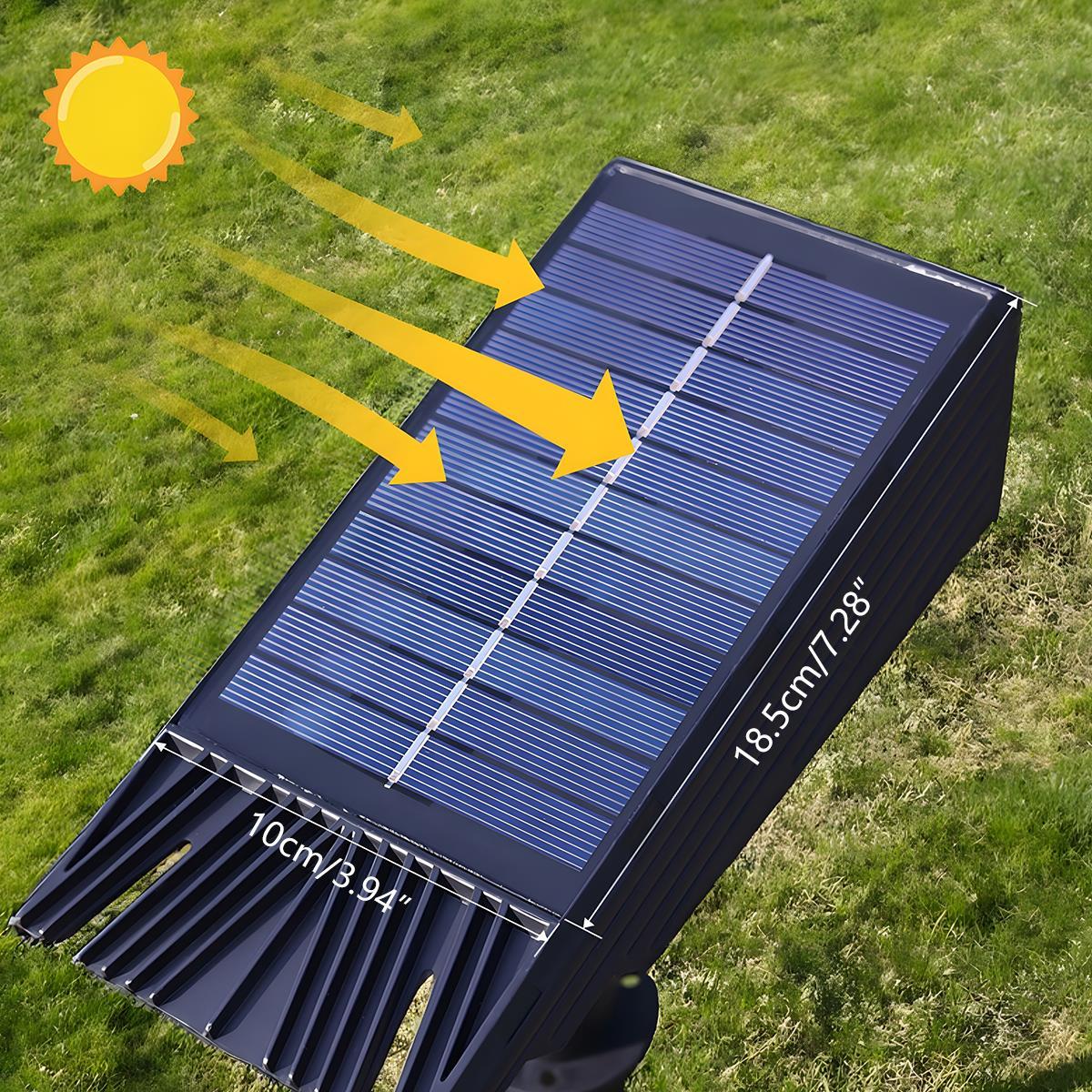 Solar LED Outdoor Spot Light with RGB Dimmer Control