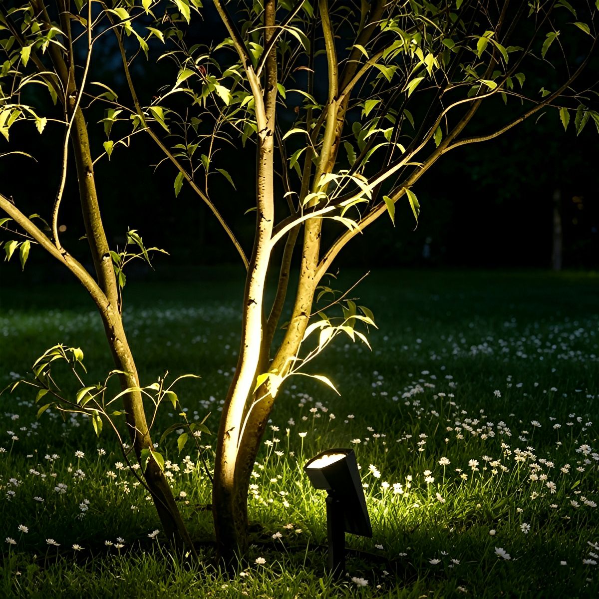 Solar Outdoor LED Spot Light with IP65 RGB Settings