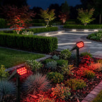 Solar Outdoor LED Spot Light with IP65 RGB Settings