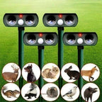 Solar Ultrasonic Animal Repeller with PIR Motion Sensor